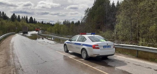 В реке Кама в районе поселка Тюлькино в последние двое суток резко вырос уровень воды